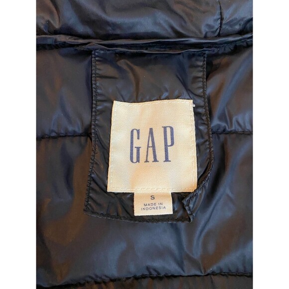 GAP Women’s Long Packable Puffer Coat with Hood – Size Small - Picture 4 of 9